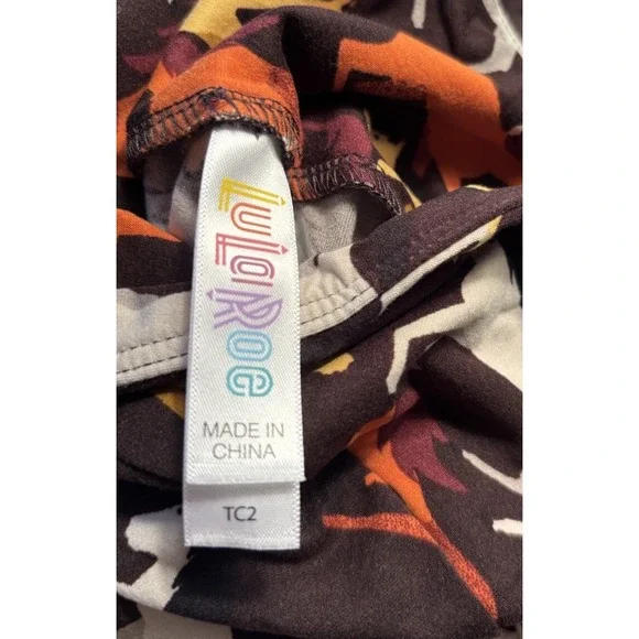 LuLaRoe Womens Leggings Size TC2 Brown Horses Equestrian Pony Plus 18+ NWT - Picture 2 of 3